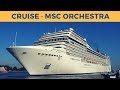 Departure of cruise ship MSC ORCHESTRA in Warnemünde (MSC Cruises)