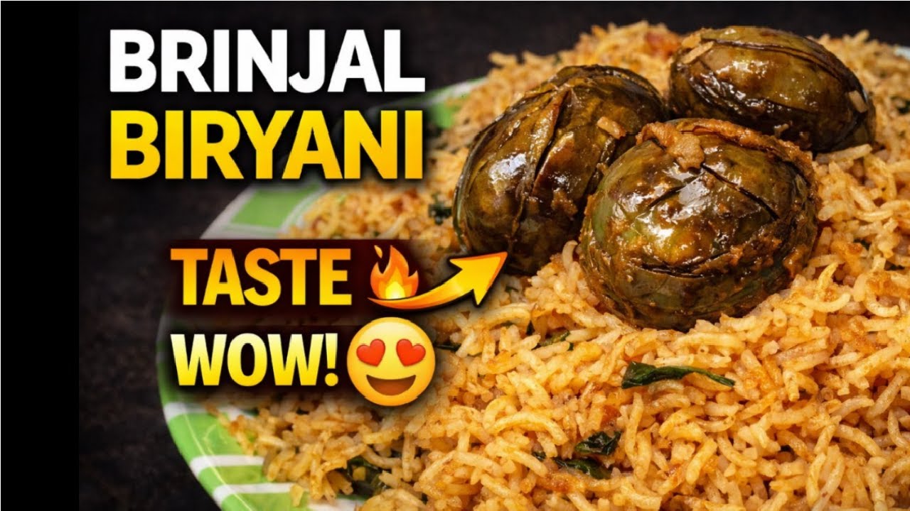 Street Food And India Brinjal Dum Biryani Muslim Style Tamil Nadu Authentic 2026