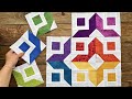 Beginner-Friendly Quilt Block | Easy & Stunning Patchwork Design ✨”