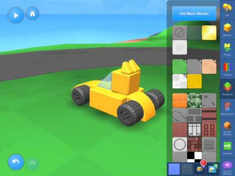 [Blocksworld HD] How to make a car