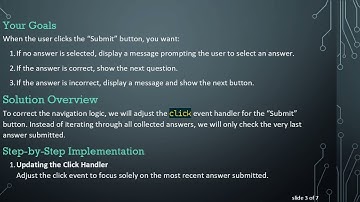 How to Make Your Jquery Quiz Function Perfectly: Fixing the Navigation Between Questions