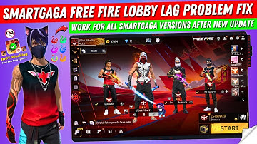 How to Fix Smartgaga Free Fire Lobby Lag Problem | Smartgaga Lobby Lag Fix Free Fire New Update