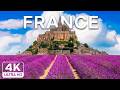 France 4K • Visual Journey Through Mountains, Beaches & Countryside • 4K Ultra Video UHD