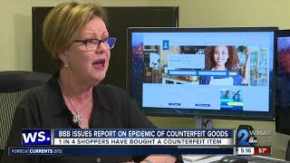BBB warns of "epidemic" of counterfeit goods