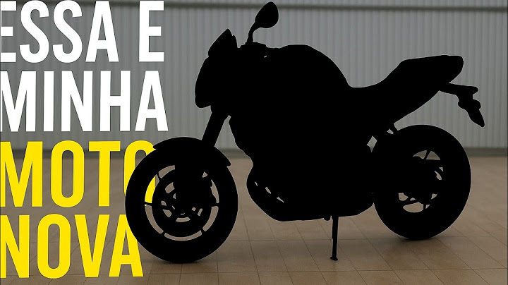 ESSA É MINHA MOTO NOVA (tô apaixonado)❤️❤️