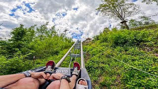 SkyLand Ranch Roller Coaster  Pigeon Forge's Newest Mountain Coaster