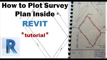 HOW TO PLOT SURVEY PLAN IN REVIT