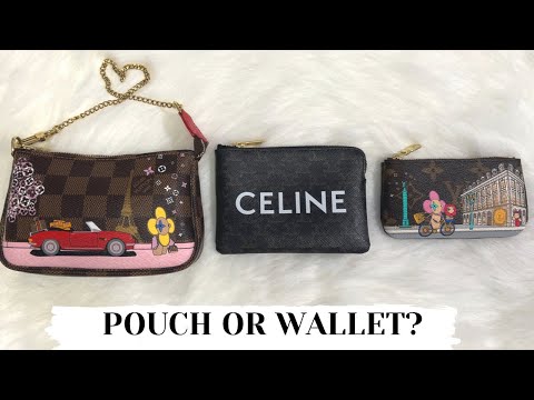 LOUIS VUITTON MINI POCHETTE, LV KEY (CLÉS) POUCH OR CELINE POUCH ? Best As A Wallet Or Pouch?