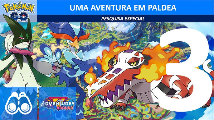 Pokémon GO - Evento Uma Aventura em Paldea