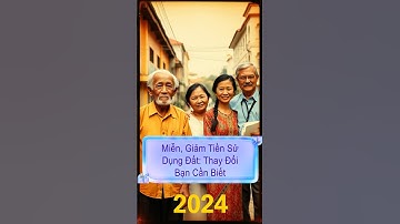 AI ĐƯỢC MIỄN, GIẢM TIỀN SỬ DỤNG ĐẤT NĂM 2025 #phapluatdatdai360 #luậtđấtđai2024 #mientiensudungdat