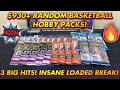 *3 BIG HITS! INSANE LOADED BREAK! $930+ IN PACKS!* RANDOM NBA BASKETBALL HOBBY PACK OPENING! EP. 11