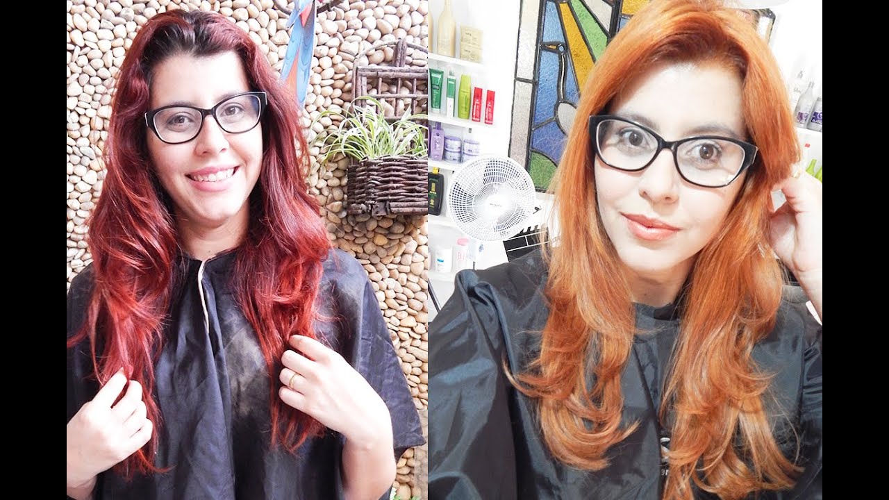 Do Vermelho para o Ruivo Acobreado em 1 dia!