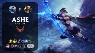 Ashe Mid vs Akshan - NA Grandmaster Patch 14.8