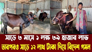 সাড়ে ৩ মাসে ১ লক্ষ ৩৯ হাজার টাকা লাভ হবার পরেও সাড়ে ১২ লাক টাকা খরচে বিদেশ যাচ্ছে আসিফ | Goru Palon