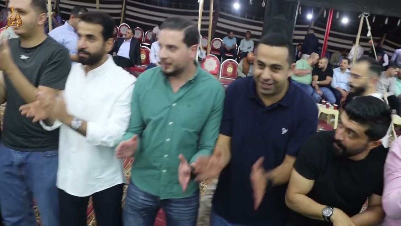 الفنان حسام اللباد رقصة سامر من حفل زفاف محمد العواملة 2024