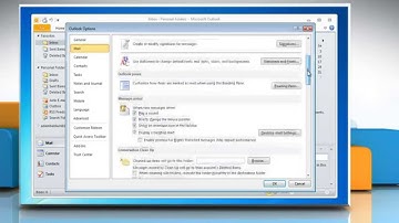 Microsoft® Outlook 2010: How to configure the desktop alerts on Windows® 7