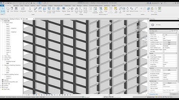Model structural building in Revit 2021