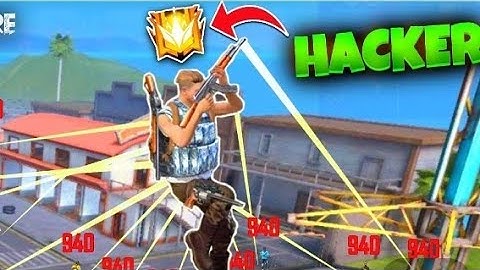 RANDOM HACKER ON TRAINING GROUND😡-GARENA FREE FIRE BEST REVENGE☠️