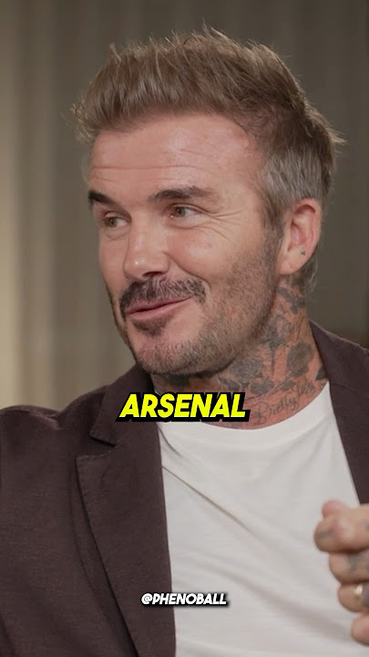 David Beckham EXPLAINS why his SON supports ARSENAL
