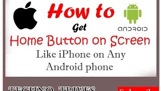 How to Get Home Button On Screen like Iphone on Your Android Phone.(SMARTPHONE TRICKS) screenshot 5