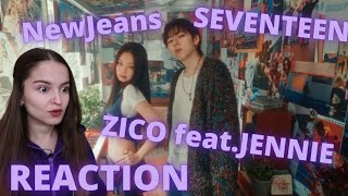 ZICO (feat. JENNIE) - SPOT!, NewJeans - Bubble Gum, SEVENTEEN - LALALI || Reaction