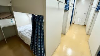 21-Hour Capsule Hotel Ferry Trip in Japan | Osaka/Kyoto to Hokkaido