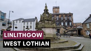 LINLITHGOW  Palace & Town Centre  Walking Tour | 4K | 60FPS