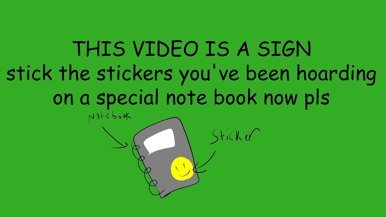watch me stick stickers on my new notebook - YouTube