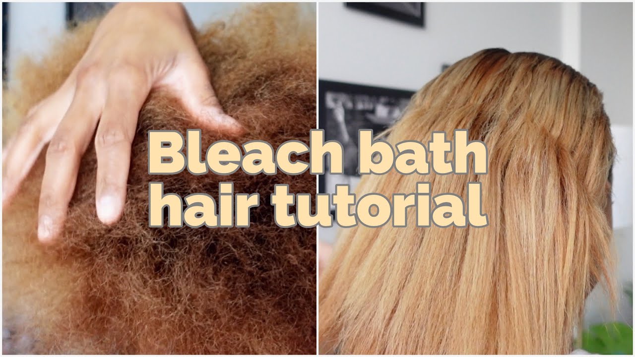 HOW TO DO A BLEACH BATH TO BRIGHTEN BLONDE AND REMOVE DARK TONER YouTube