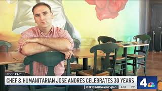 Chef and humanitarian Jose Andres celebrates 30 years of Jaleo | NBC4 Washington