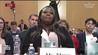 WATCH: Former Georgia election worker says false claims have ‘affected her life in a major way’