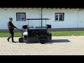 Food cart with electric motor  wheels  bizzonwheels