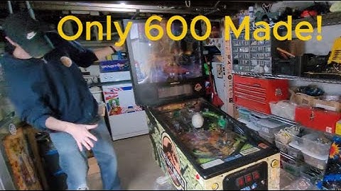Part 2: 1997 Sega Jurassic Park The Lost World Pinball Project. Set up and inspection!