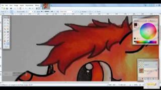 fire wolf drawing