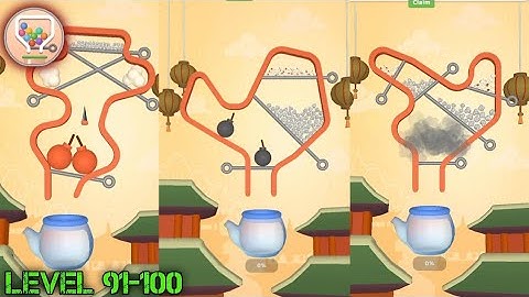 Pull The Pin ( Brain Games ) Level 91-100 | Pull The Pin Build House | Popcore Games By Rs Charan
