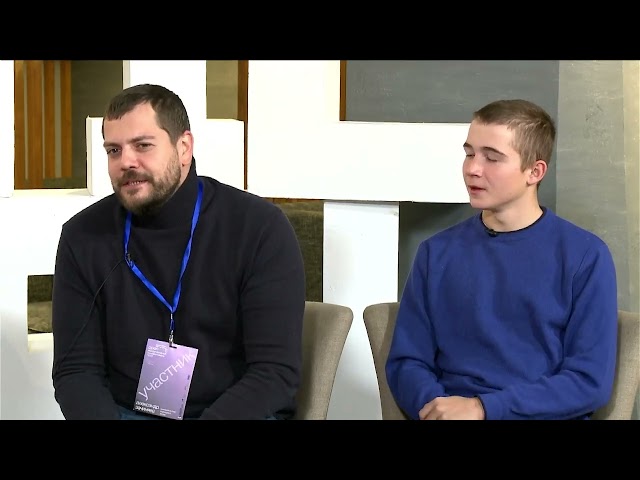 Интервью в пресс-зоне кинофестиваля ARCTIC OPEN с  Александром Зачиняевым и Никитой Манцом