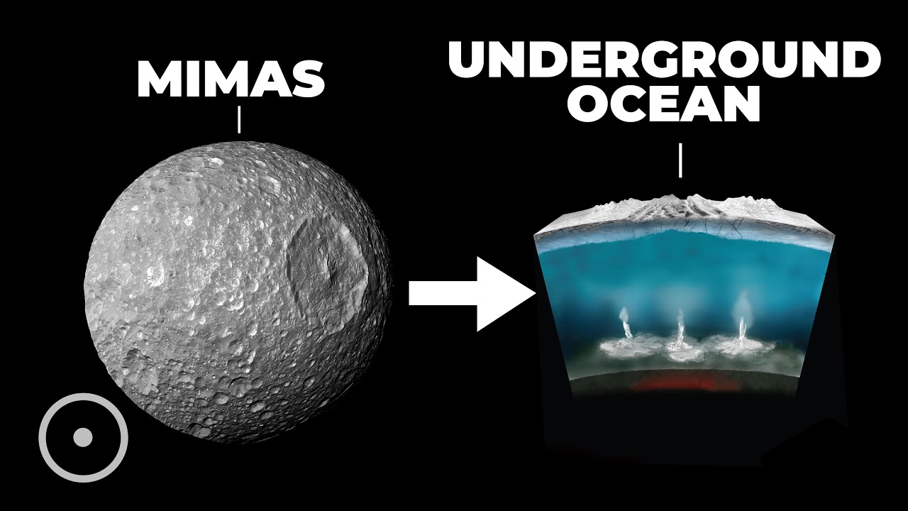 Saturn's "Death Star" Moon, Mimas, May Have a Secret Ocean - YouTube