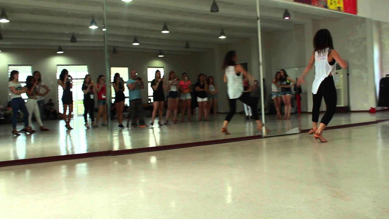 Esin Teke Salsa Lady's Style Footwork Workshop at Akdans with Music