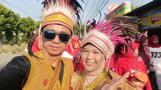 Jalan - Jalan Bareng Warga RW.030 Kebonsari Jember Memperingati HUT Ke 80 RI