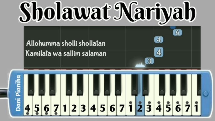 Not Angka Mahalul Qiyam Maula Ya Sholli Wa Sallim | Viral Tiktok - Not pianika - YouTube
