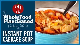 Plant Based Vegan Instant Pot Cabbage Soup for Weight Loss