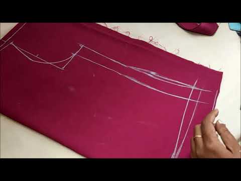 Most Beautiful Aline Crop Top & Skirt Designing Cutting Stitching - A complete Tutorial
