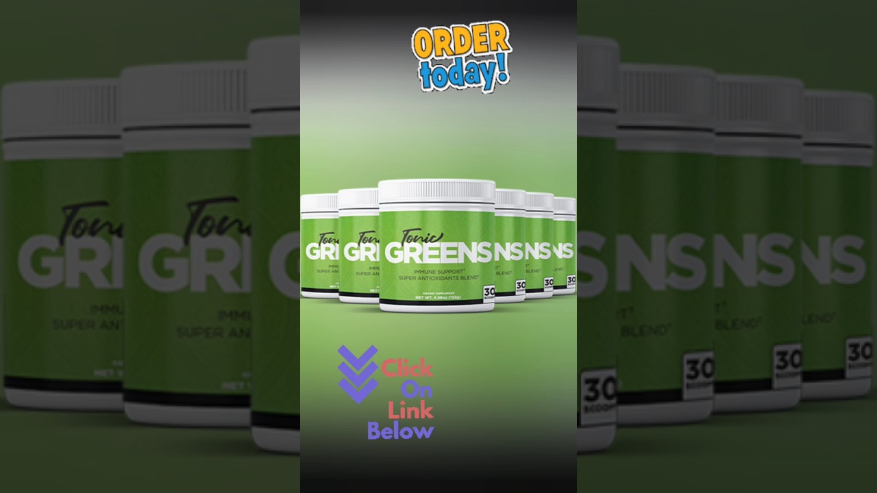 A boost for your health ( Tonic greens) supplements #shorts #youtubeshorts