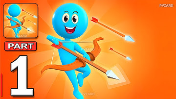 Arrow Defense 3D - Gameplay Walkthrough Part 1 - Stickman Arrow Tower Master (Android, iOS)