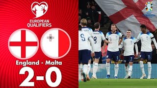 England vs Malta 2-0 | Highlights | UEFA Euro 2024 Qualifying | R9