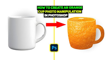 How to Create an Orange Cup Photo Manipulation in Photoshop 2025