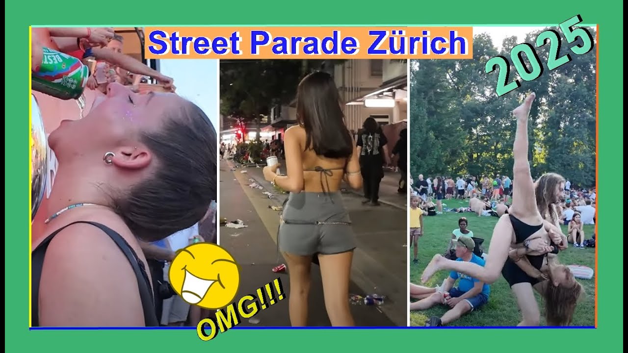 CRAZY ESCALATION!!! THE BIGGEST PARTY IN THE WORLD!!! STREET PARADE ZURICH, SWITZERLAND 2025
