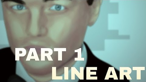 TUTO|Vector Vexel Art (Infinite Designe) part1 LINE ART [Leonardo dicaprio] with mobile phone