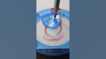 Spirograph ASMR  #art #spirograph