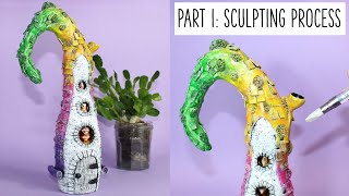 Polymer Clay Fairy House Part I : SCULPTING PROCESS || Maive Ferrando